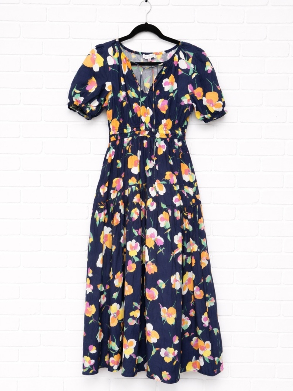 MEET ME IN SANTORINI DELPHI DRESS
AZURE Navy Floral Boho Cottagecore M maxi